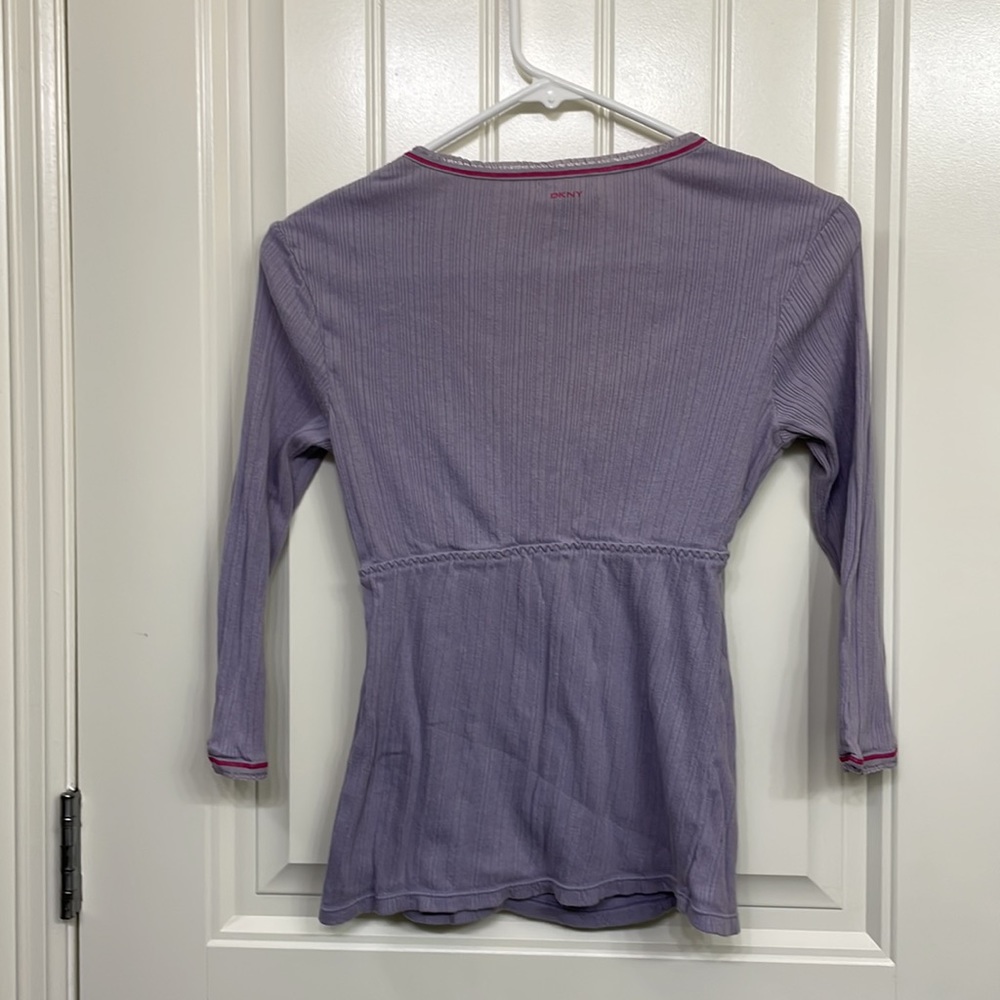 DKNY pajama top size small purple - Picture 4 of 4